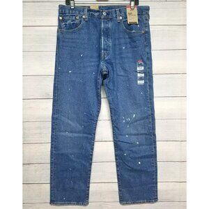 Levis 501 '93 Straight Paint Splatter Jeans Mens 33x30 Button Fly